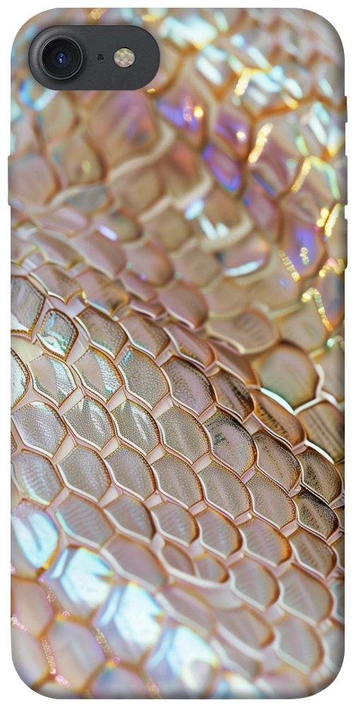 Чохол Gold snake skin для iPhone 8