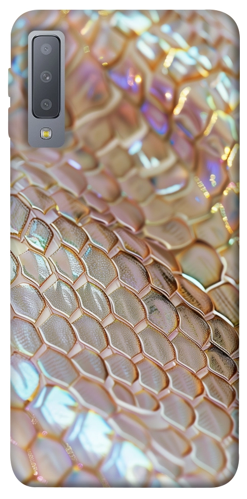 Чохол Gold snake skin для Galaxy A7 (2018)