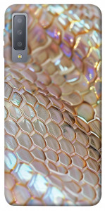 Чехол Gold snake skin для Galaxy A7 (2018)