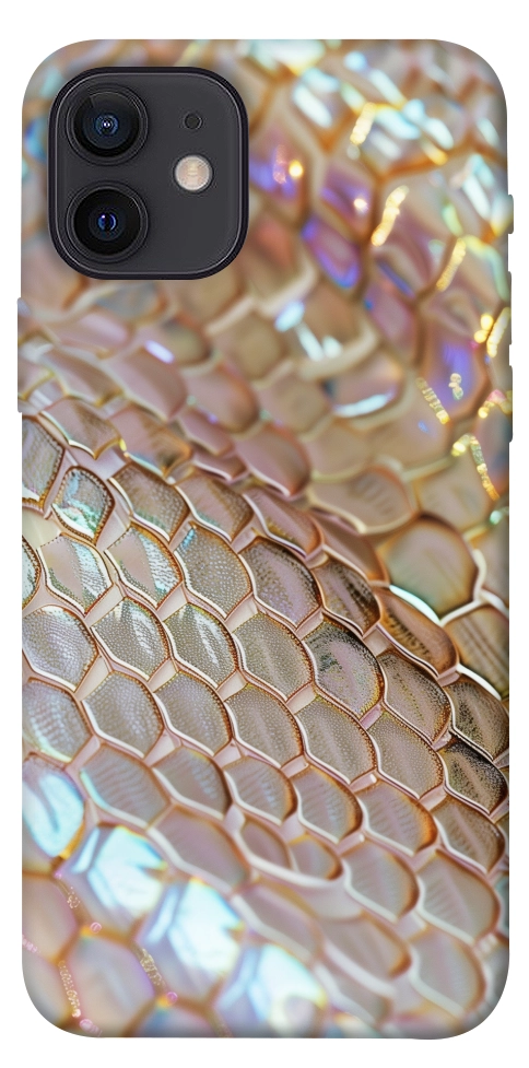 Чохол Gold snake skin для iPhone 12