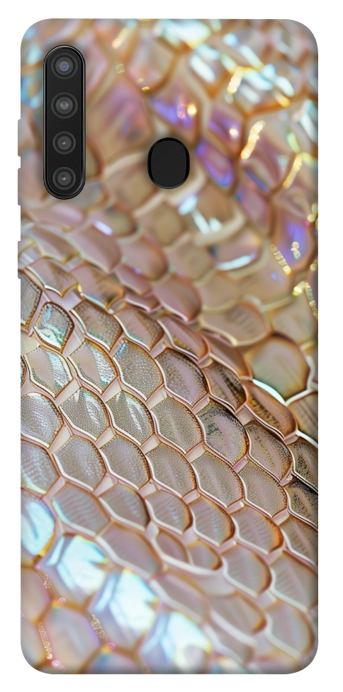 Чохол Gold snake skin для Galaxy A21