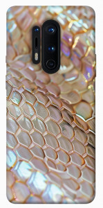 Чехол Gold snake skin для OnePlus 8 Pro