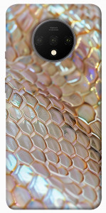 Чехол Gold snake skin для OnePlus 7T