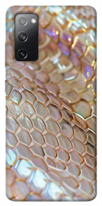 Чехол Gold snake skin для Galaxy S20 FE