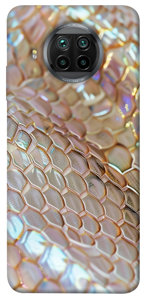 Чехол Gold snake skin для Xiaomi Mi 10T Lite