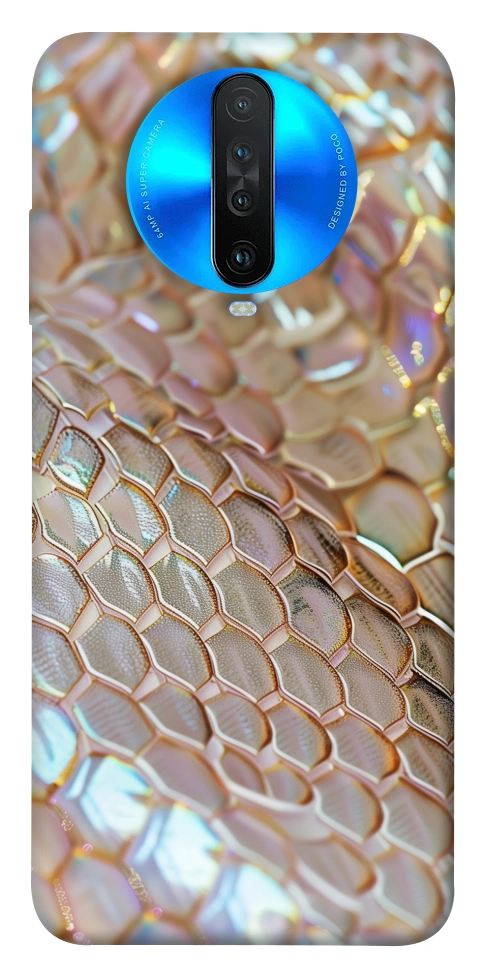 Чехол Gold snake skin для Xiaomi Redmi K30