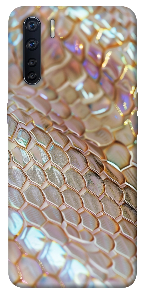 Чохол Gold snake skin для Oppo A91