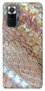 Чехол Gold snake skin для Xiaomi Redmi Note 10 Pro