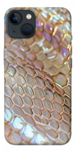 Чехол Gold snake skin для iPhone 13