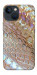 Чохол Gold snake skin для iPhone 13 mini