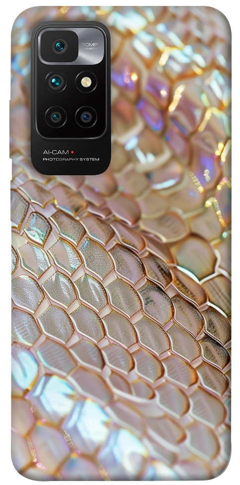 Чохол Gold snake skin для Xiaomi Redmi 10