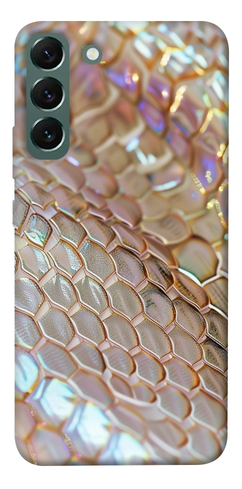 Чохол Gold snake skin для Galaxy S22+