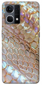 Чохол Gold snake skin для Oppo Reno 7 4G