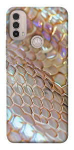 Чехол Gold snake skin для Motorola Moto E40