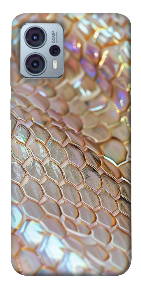 Чехол Gold snake skin для Motorola Moto G23