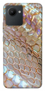 Чехол Gold snake skin для Realme C30