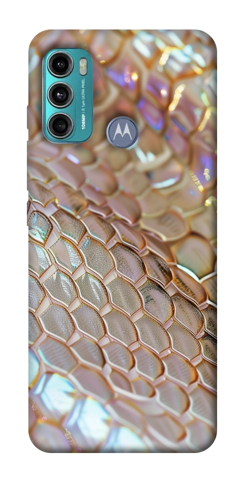 Чехол Gold snake skin для Motorola Moto G60