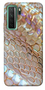 Чехол Gold snake skin для Huawei nova 7 SE