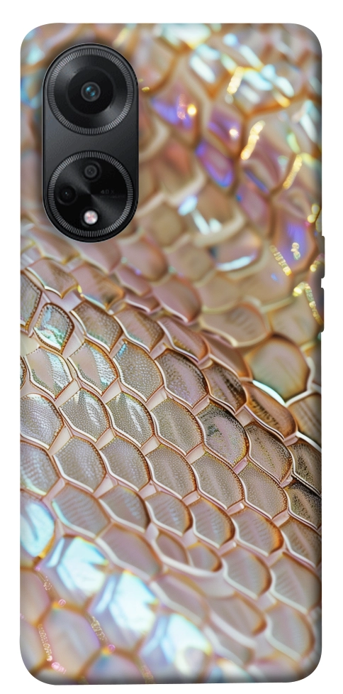 Чехол Gold snake skin для Oppo A98