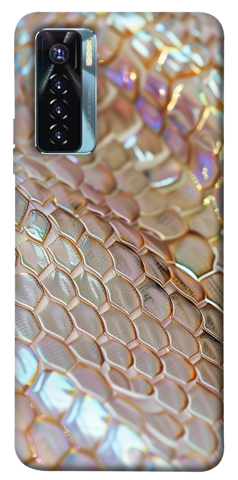 Чохол Gold snake skin для TECNO Camon 17 Pro