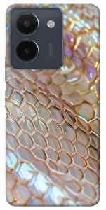 Чехол Gold snake skin для Vivo Y36