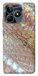 Чехол Gold snake skin для Realme C53