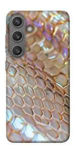 Чехол Gold snake skin для Galaxy S24+