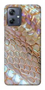 Чохол Gold snake skin для Motorola Moto G54