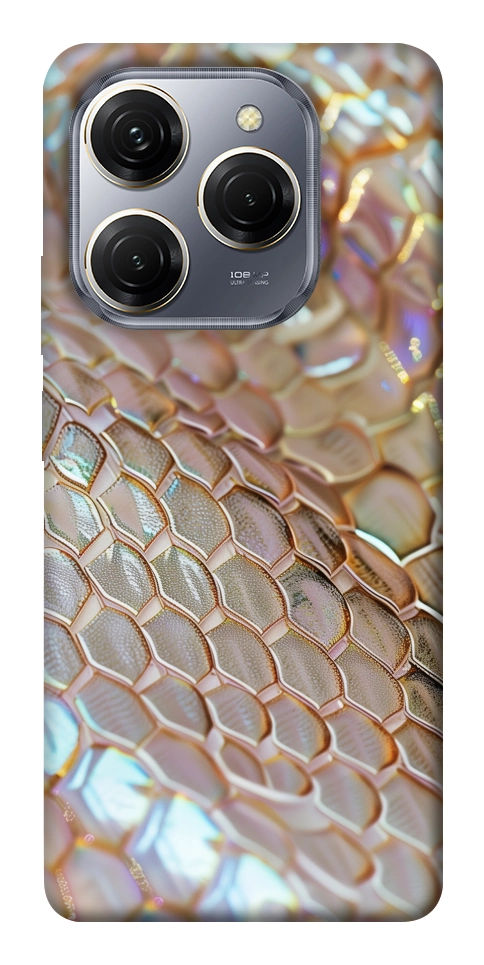 Чохол Gold snake skin для TECNO Spark 20 Pro