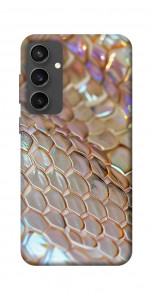 Чохол Gold snake skin для Galaxy S24 FE