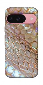 Чохол Gold snake skin для Google Pixel 9