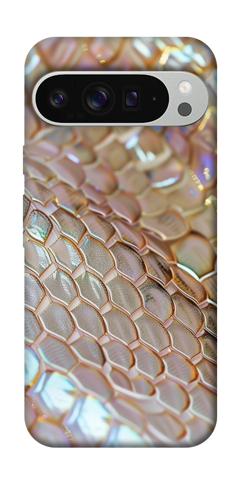 Чохол Gold snake skin для Google Pixel 9 Pro XL