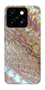 Чехол Gold snake skin для ZTE Blade A55 4G