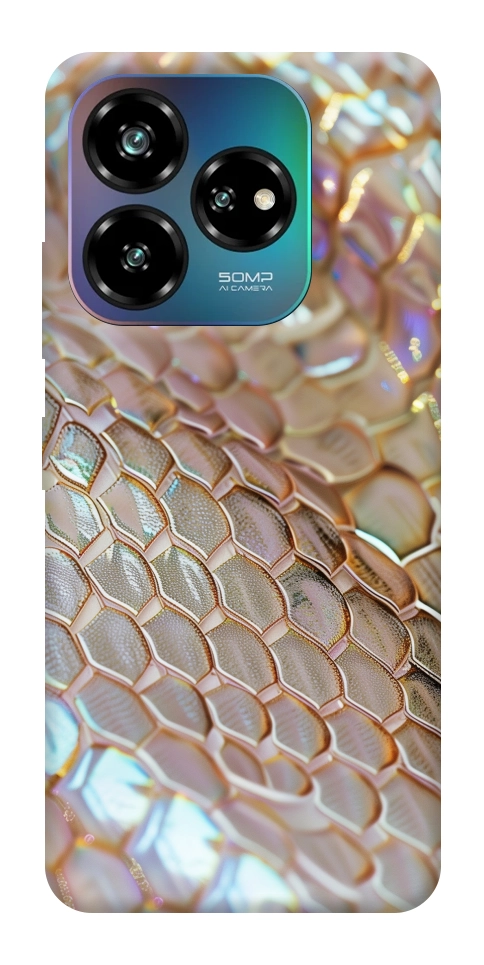 Чехол Gold snake skin для ZTE Nubia V60
