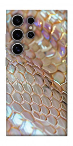 Чохол Gold snake skin для Galaxy S25 Ultra