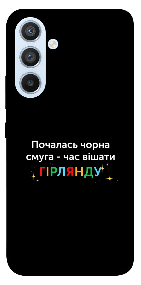 Чохол Чорна смуга для Galaxy A54 5G