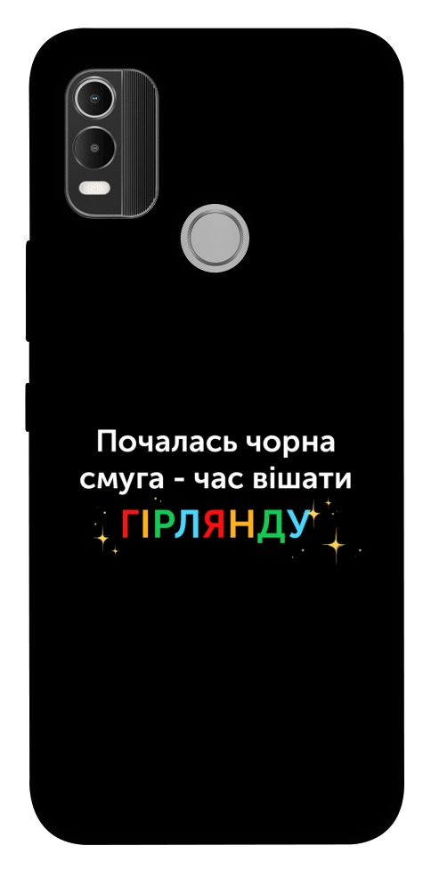 Чехол Чорна смуга для Nokia C21 Plus