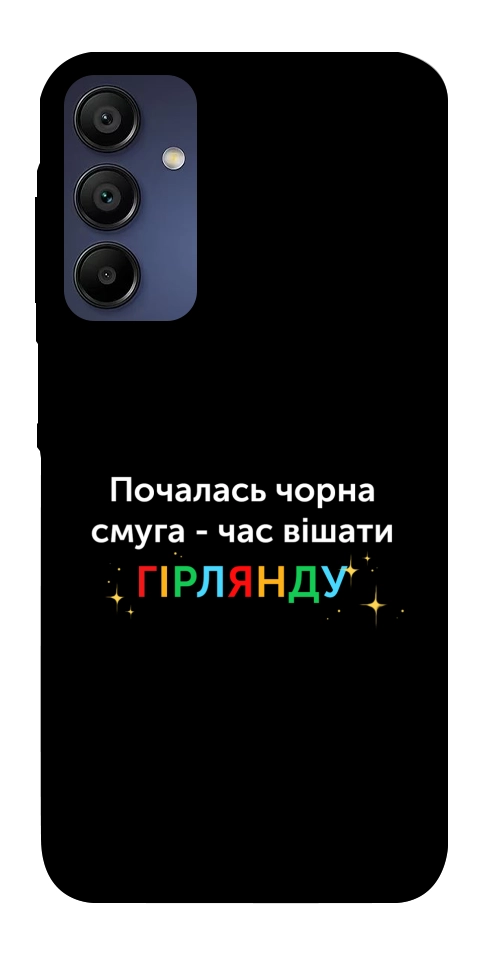 Чохол Чорна смуга для Galaxy A15