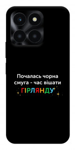 Чохол Чорна смуга для Huawei Honor X6a