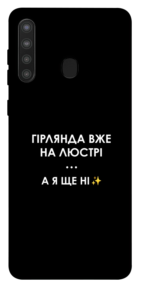 Чехол Гірлянда на люстрі для Galaxy A21