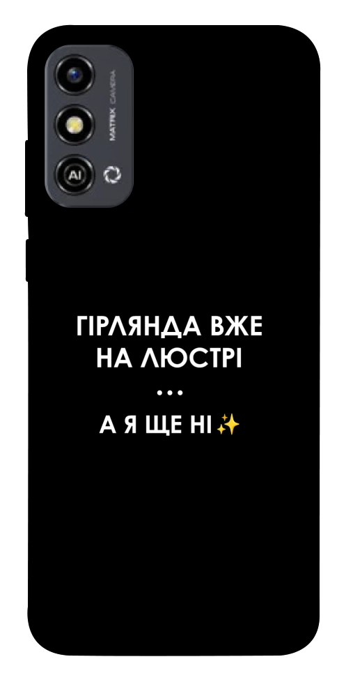 Чехол Гірлянда на люстрі для ZTE Blade A53