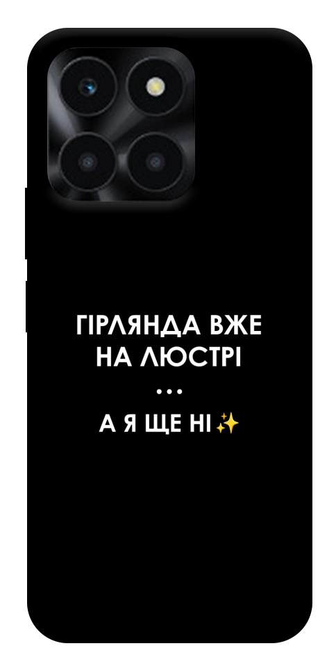 Чехол Гірлянда на люстрі для Huawei Honor X6a