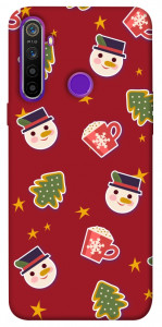 Чехол Christmas pattern для Realme 5