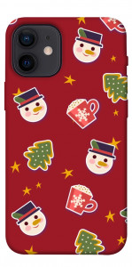 Чехол Christmas pattern для iPhone 12 mini