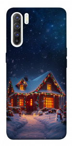 Чехол Santa's house для Oppo Reno 3