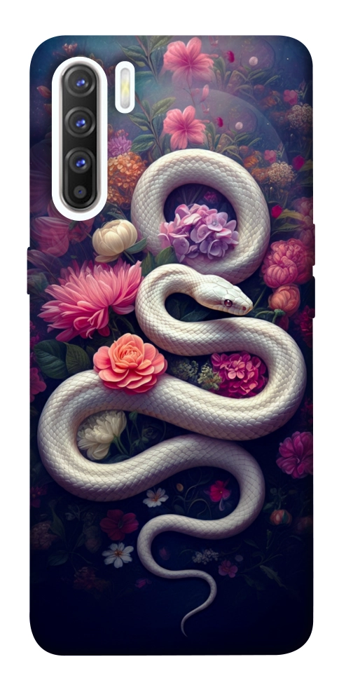 Чехол Flower snake для Oppo Reno 3