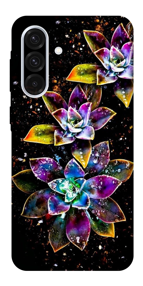 Чохол Flowers on black для Galaxy A56 5G