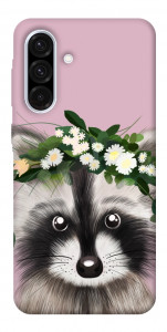 Чохол Raccoon in flowers для Galaxy A56 5G