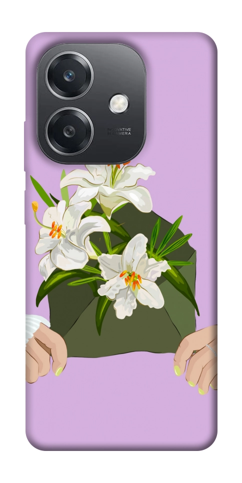 Чехол Flower message для Oppo А3х 4G