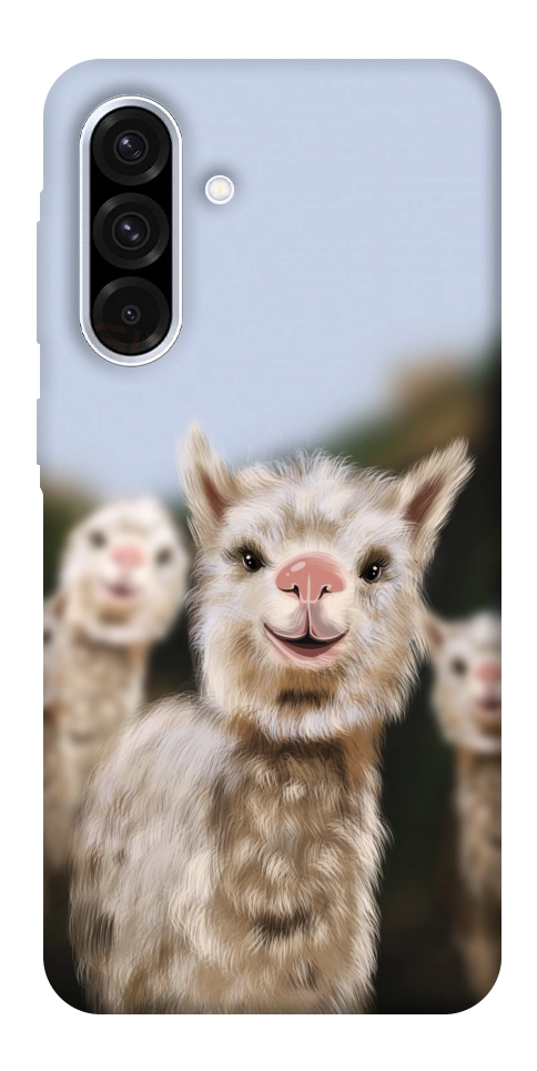 Чехол Funny llamas для Galaxy A56 5G